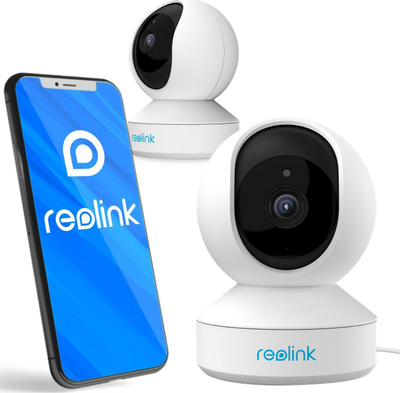 Kamerë IP Reolink E1 Pro V2, 4MP 2K, Wi‑Fi, e bardhë