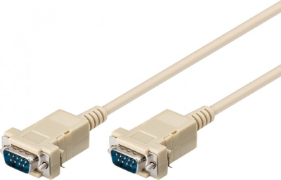 Kabllo seriale Pro RS232, 9 pin M-M, 2m, gri