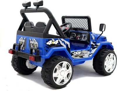 Makinë lodër me bateri Raptor S618, goma EVA, me telekomandë R/C, blu