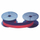 Shirit printeri Pelikan 514943, najloni, 13mm 6m, i zi e i kuq, set 2 copë