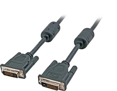 Kabllo DVI-D EFB Elektronik K5434.2, 2m, 2560 x 1600, e zezë