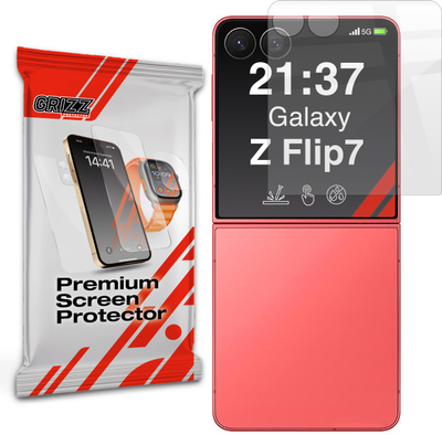 Mbrojtëse ekrani Grizz Ceramic Film, për Samsung Galaxy Z Flip7, fleksibile, transparente