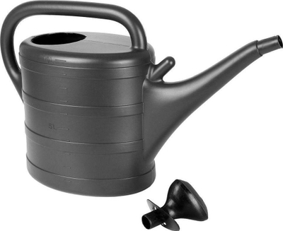 Kovë ujitëse Vilde Classic, 10L, me sitë dhe me ndarje matëse, gri e hapur dhe e errët