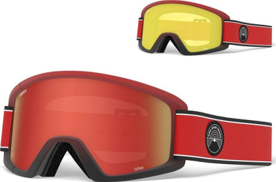 Syze dimri për fëmijë Giro Semi Red Element, amber scarlet-S2/ të verdha-SO