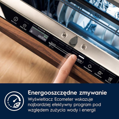 Lavastovilje e integrume Electrolux EEC87400W, ComfortLift, AirDry, e bardhë