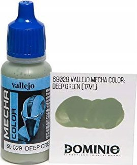 Bojë akrilike Vallejo Mecha Color 69.029 Deep Green, 17ml, jeshile e errët