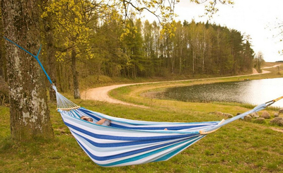 Lëkundëse kopshti Royokamp Luxe XXL, 250x150cm, e kaltër