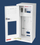 Kabinet matës univerzal Noark RU-1-P Z, 1-fazor, 6 module IP30, i bardhë