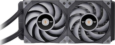 Ftohës uji për CPU Thermaltake Toughliquid Ultra 240, 240mm, ekran LCD 2.1", i zi