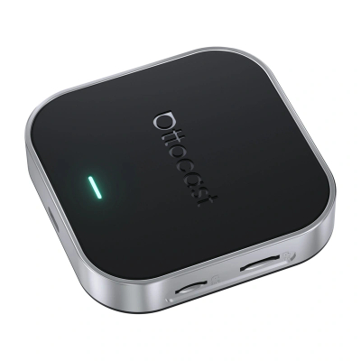 Adapter makine Ottocast OttoAibox E2, Android 13, CarPlay dhe Android Auto wireless, i zi