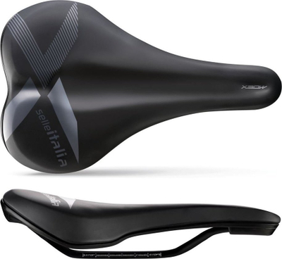 Shalë biçiklete Selle Italia X-Bow L1, FeC Alloy Rail 7 mm, Soft-Tek, e zezë