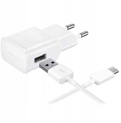 Karikues telefoni Samsung EP-TA200EWE, 1x USB A, Adaptive Fast Charging, i bardhë