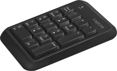 Tastierë LogiLink ID0201, numerike, wireless, UK, e zezë