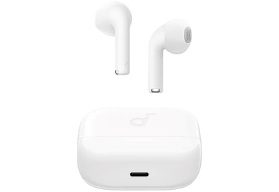 Kufje Anker Soundcore K20i, gjysmë in ear, me mikrofon, të bardha