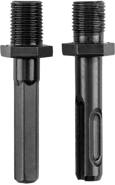 Freza për dru Graphite 54T426, 32mm, me adapter SDS Plus dhe HEX, e zezë