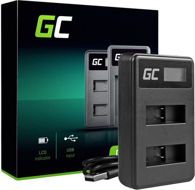 Полнач за батерија Green Cell AHBBP-501 за GoPro AHDBT-501, за HD Hero5 и HD Hero6, црн