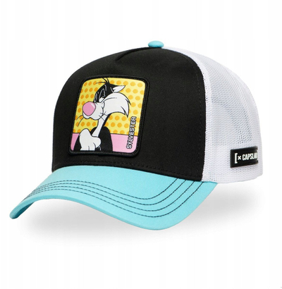 Капа снапбек Capslab Looney Tunes CL-LOO11-1-CT-SYL, прилагодлива, мешавина памук полиестер, жолта