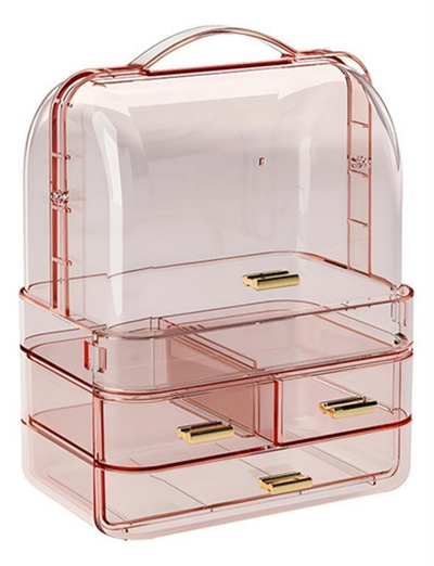 Organizues kozmetike 19.5x15x11cm , rozë . UNIMIKS