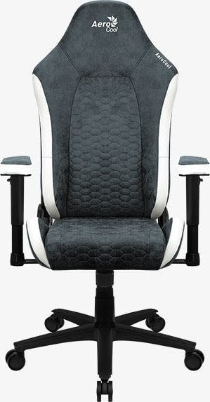 Karrige gaming Aerocool Crown AeroSuede, Steel Blue, e zezë/e bardhë