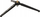 Mini tripod Manfrotto 209, lartësi 13 cm, kapacitet 2 kg, metalik