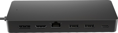 Hub USB-C HP Universal Multiport, 7 porta, 2 ekrane 4K, gri