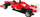 Makinë garash me telekomandë Rastar Ferrari F138, model F1, me licencë, e kuqe