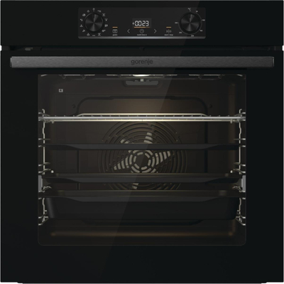 Furrë elektrike Gorenje BPS6737E14BG, vetëpastrim pirolitik, BigSpace, e zezë