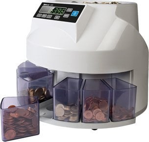 Бројач на монети Safescan 1250, капацитет 5 kg, 220-240 V, сив