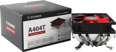 Ftohës procesori Xilence Performance C A404T, ventilator 92mm, PWM, i zi me tkuqe