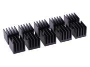 Ftohës RAM GPU Alphacool Alu Heatsinks, 15x15mm, set 10 copë, i zi