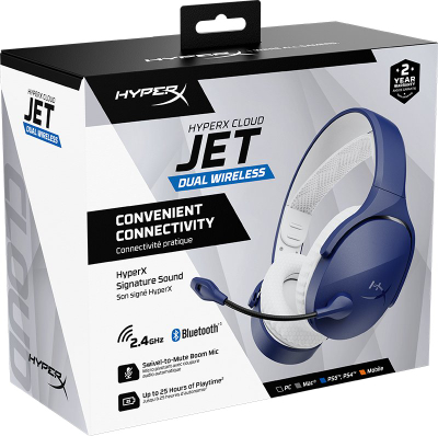 Kufje gaming HyperX Jet, me mikrofon, me tel, ngjyrë e zezë