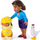 Set figura lodrash Paw Patrol Rubble Mayor Goodway Chickaletta, plastike, mbi 3 vjeç, me ngjyra
