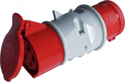 Adapter industrial Tarel 16A 5P n’32A 5P, trefazor 400V, IP44