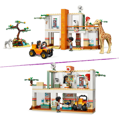 Set lodër LEGO Friends Mia the Wild Animal Rescuer 41717, qendër shpëtimi kafshësh, 7+
