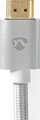 Kabllo adapter HDMI në DVI Nedis CCTB34800AL20, 2m, rezolucion 2560x1600, argjendtë