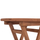 Tavolinë kopshti HomeMarkt Eris, druri teak, palosëse, 60x60x75 cm, ngjyrë natyrale