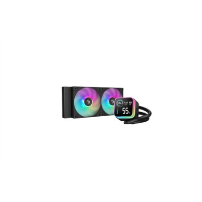 Sistem ftohës uji për procesor DeepCool LQ240, 240mm, ARGB, i zi