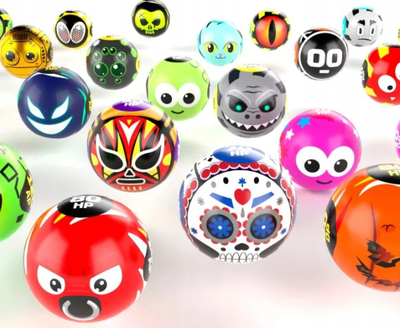 Lodër figurë Epee Cool Balls Green Totem, 6 toptha, 6 veshje, jeshile