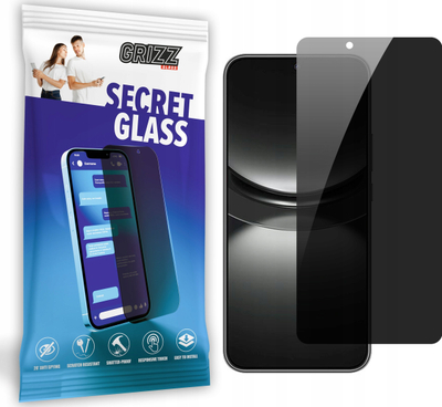 Заштитно стакло за приватност Grizz SecretGlass за Huawei Nova 12, 9H, висока транспарентност, провидно