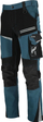 Pantallona pune Lahti Turquoise Black, me shtrirje 4-way stretch, të përforcuara te gjunjët, M