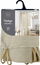 Perde Eyelet Jute Linen Look, 140x240 cm, polikoton, ngjyrë liri