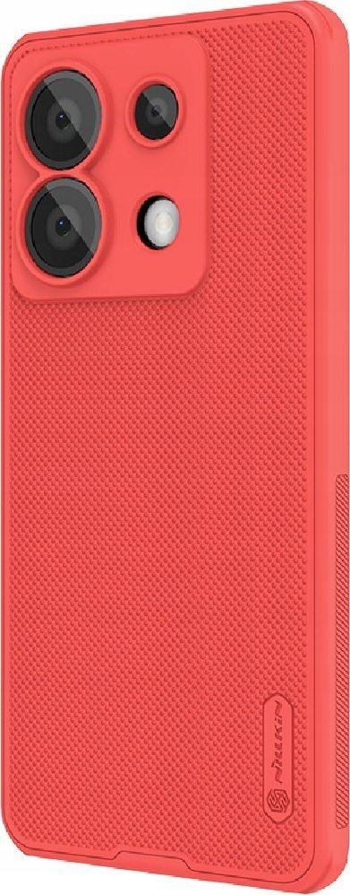 Mbulesë telefoni Nillkin Super Frosted Pro, për Xiaomi Redmi Note 13 Pro 5G Poco X6 5G, me teksturë kundër rrëshqitjes, e kuqe