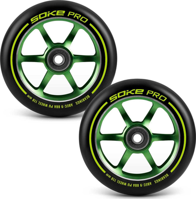 Rrota trotineti Soke Scooter Wheels 110 mm, set 2 copë, jeshile