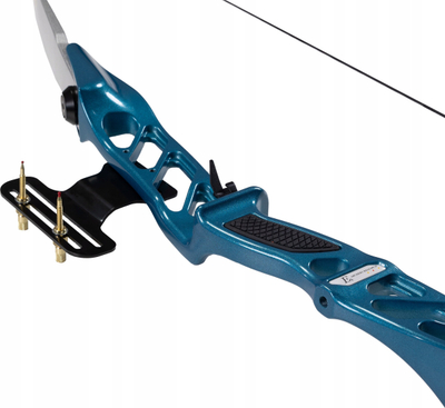 Hark recurve Poe Lang Blue Jazz, 30 lbs, i kaltër