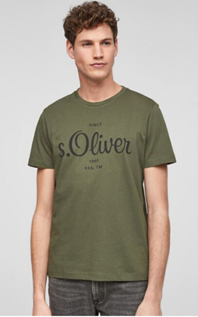 Маица S.Oliver Regular Fit 130.11.899.12.130.2057432.7940, зелена