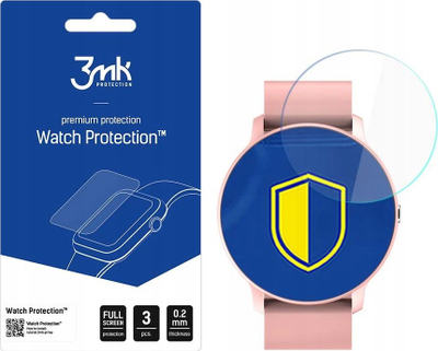 Folie mbrojtëse 3MK ARC për Rubicon RNCF01, 0.2mm, set 3 copë, transparente