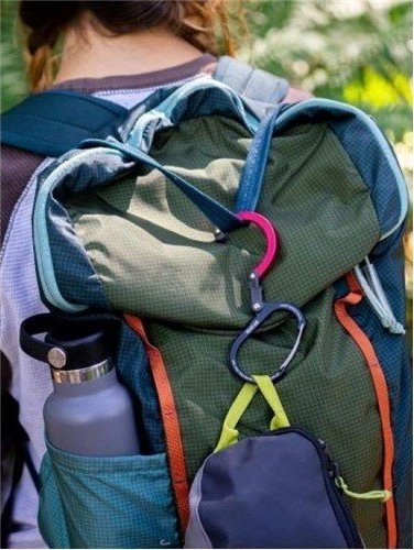 Karabinë Cascade Gear Heroclip Small, 22 kg, alumin, e kuqe