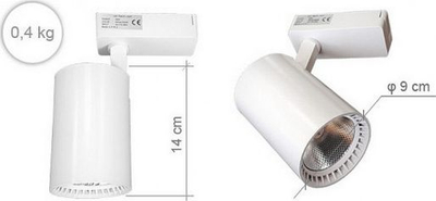 Llambë Nvox, LED, 30 W, 2250 lm, 3000 k, e bardhë