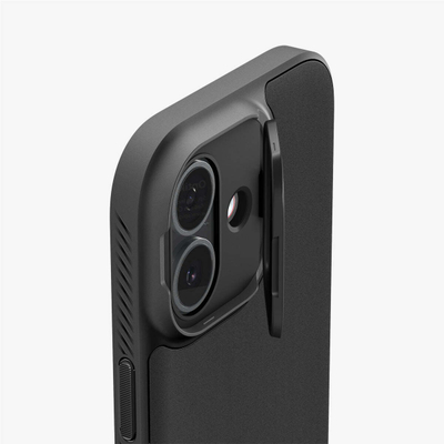 Mbrojtëse telefoni Spigen Optik Armor MagSafe për iPhone 17, e zezë