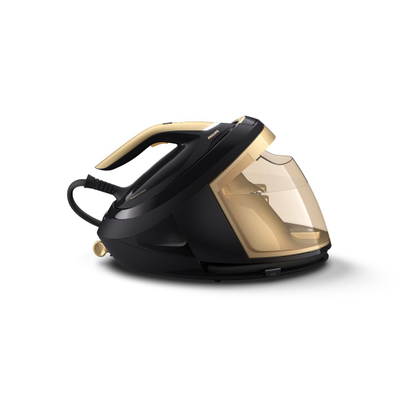 Gjenerator avulli Philips PerfectCare 8000 PSG8140/80, 2.1L, 2700W, i zi me ngjyrë ari